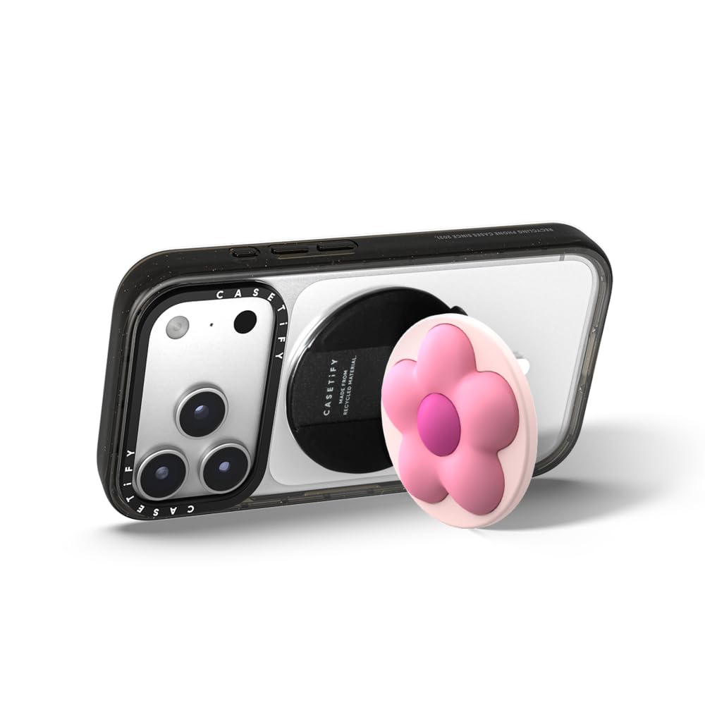 Amazon.co.jp: CASETiFY Snappy™ フラワーグリップスタンド [MagSafe